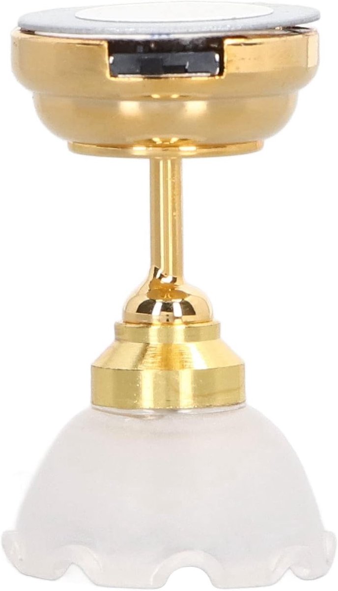 1:12 Dollhouse Miniatuur LED-plafondlamp Innovatief voor poppenhuisaccessoires