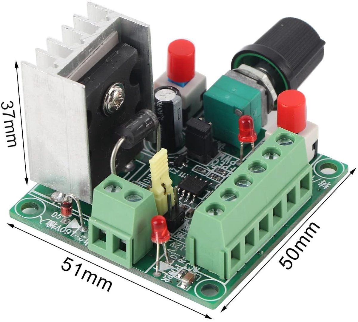 Stappenmotor pulssignaal generator PWN 15-160 V/5-12 V