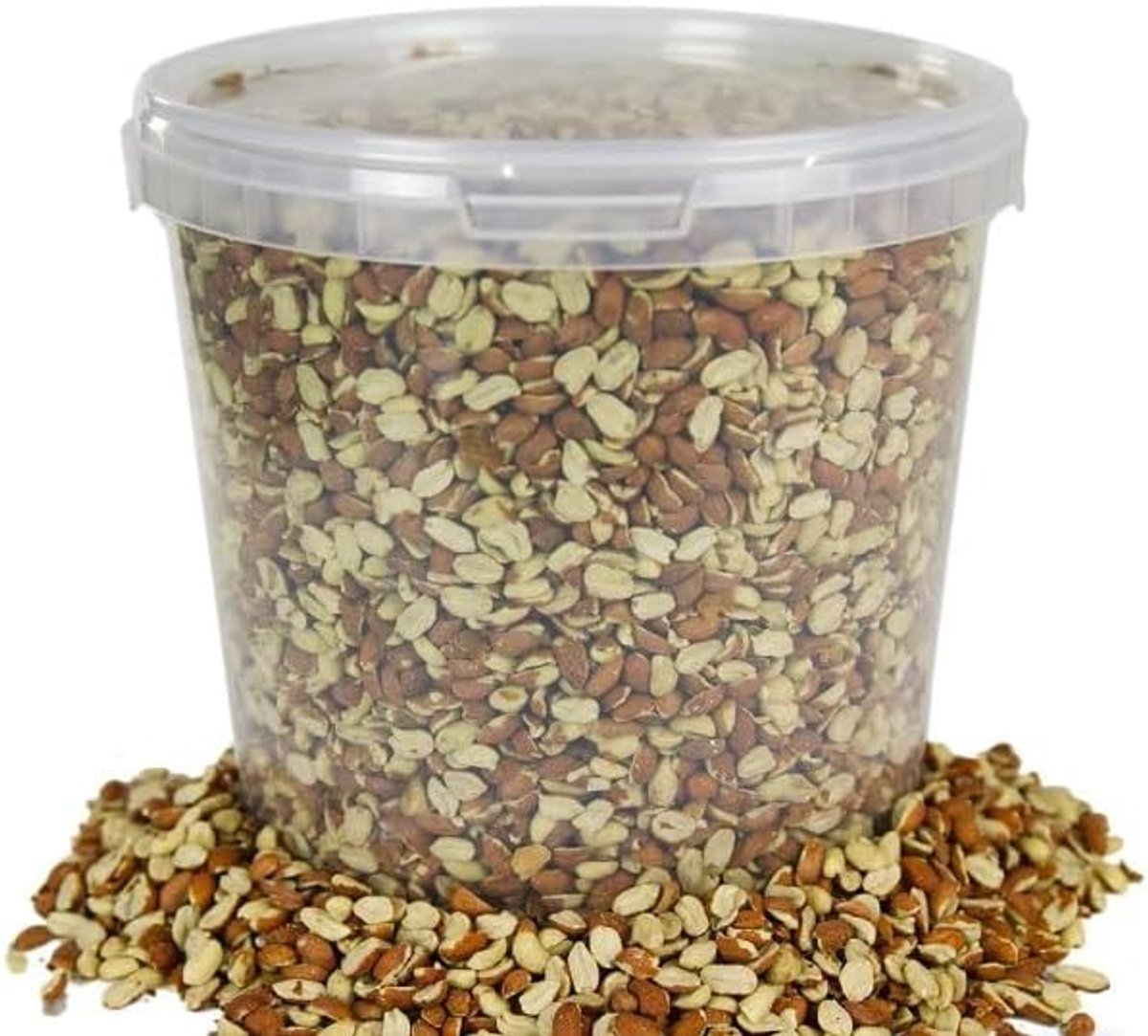 Snavels split pinda's, verse kwaliteit voor wilde vogels, proteïne voor tuinvogels, voedermengsel (5 liter)
