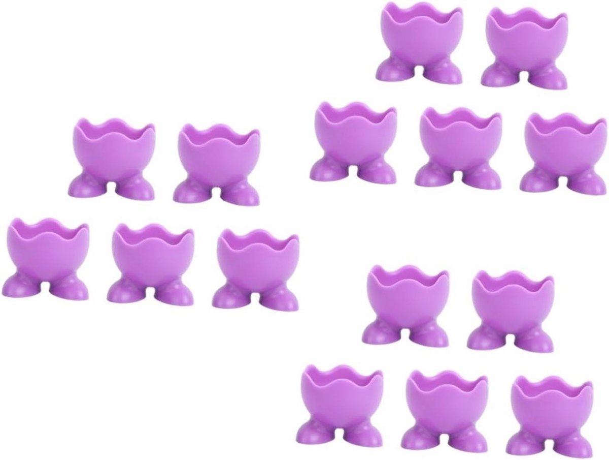Eierdopjes Set - Eierhouders Keuken - Ontbijt Serveren - Voet Ontwerp - 5 cm Hoogte - Meerdere Kleuren