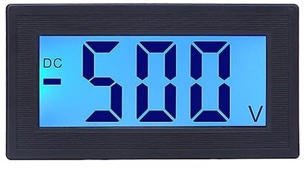 YB5135DB Digitale Voltmeter LCD-scherm Testers Meter AC100 240V Voeding DC 0-500V Blauwe Achtergrondverlichting LED Paneel Nauwkeurigheid Volt Monitor Tester DC0
