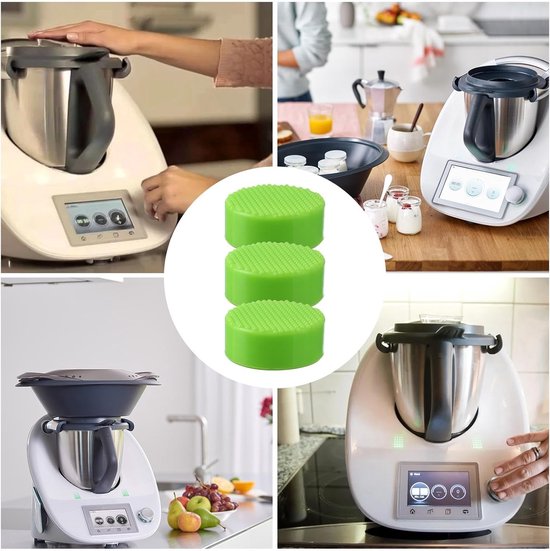 Keukenmachine Schakelaar - Stofhoes Bescherming - Schoon Keukengerei - Oliebestendig Siliconen - 3.5cm x 3.5cm - groen van Merkloos — afbeelding 5