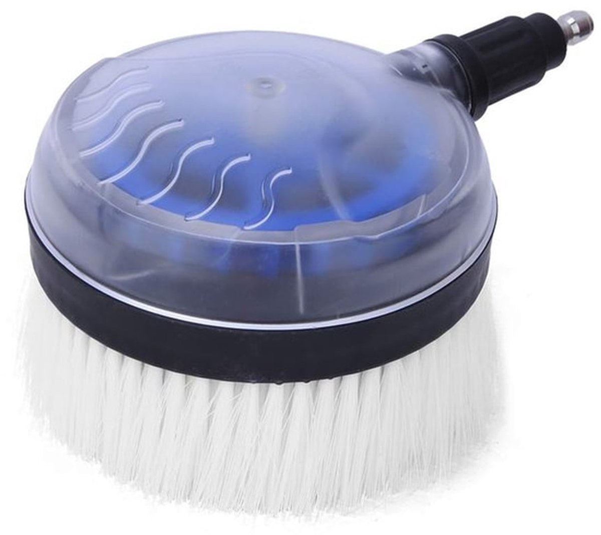 1/4 Inch Roterende Reinigingsborstel, 360 Graden Waaiervormige Waterpistoolborstel Autowassen Roterende Scrubber Scrub