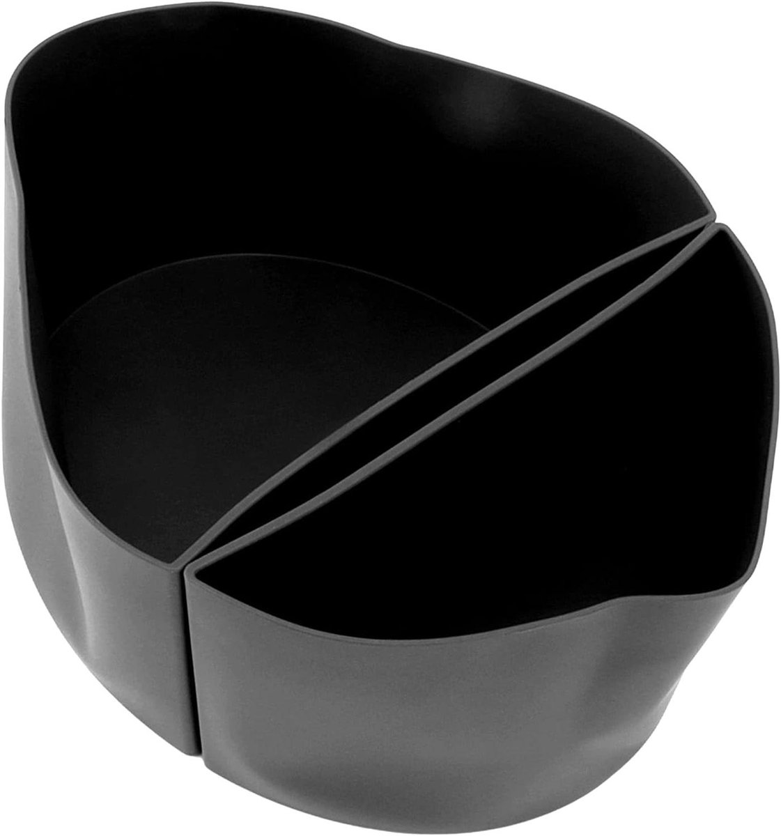 Slow Cooker Inzetstuk - Separator Pan - Twee Maaltijden Koken - Lekvrij Siliconen - 23D x 14W x 5H cm