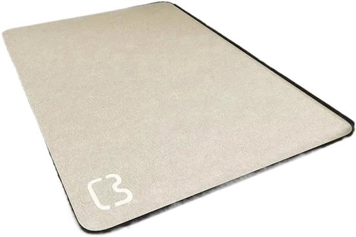 Badmat - Absorberende Badmat - 90*60 cm - Beige - Diatomeeënaarde - Deurmat - Snelle absorptie en snel drogend - Douchemat - Voor badkamer, keuken, wasruimte - Badkamer Mat - Antislip Douchemat