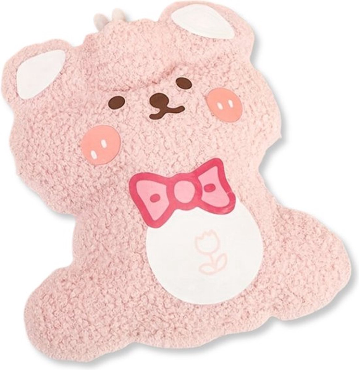 Knuffel Kruik - Warmwaterkruik - Warmwaterzak Met Hoes - Warmtekruik - Warmtekussen - Bag - Roze Teddy Beer