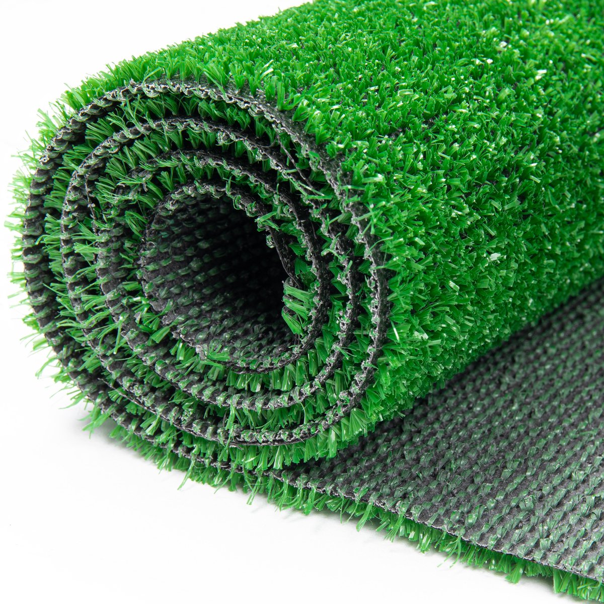 Merkloos Kunstgras Groen 2m Breed 10mm Hoog - UV-bestendig & Waterdoorlatend
