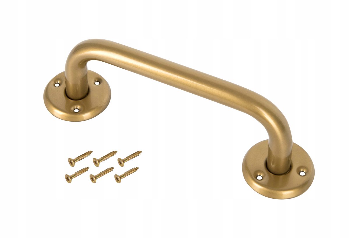 Gouden Badkamer Handgreep 40cm - Stabiele Steun voor Douche en Bad