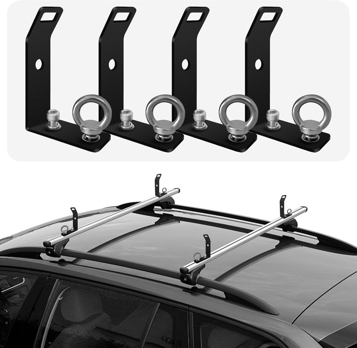 Load Stops Replacement T-Slot Truck Cross Bar,Roof Rack Cross Bar Accessories for Ladder Firewood Skis Snowboard Kayak - ShopVlot