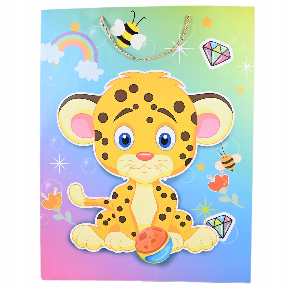 Grote Cadeautas Dieren 43x55cm - Verschillende kleuren