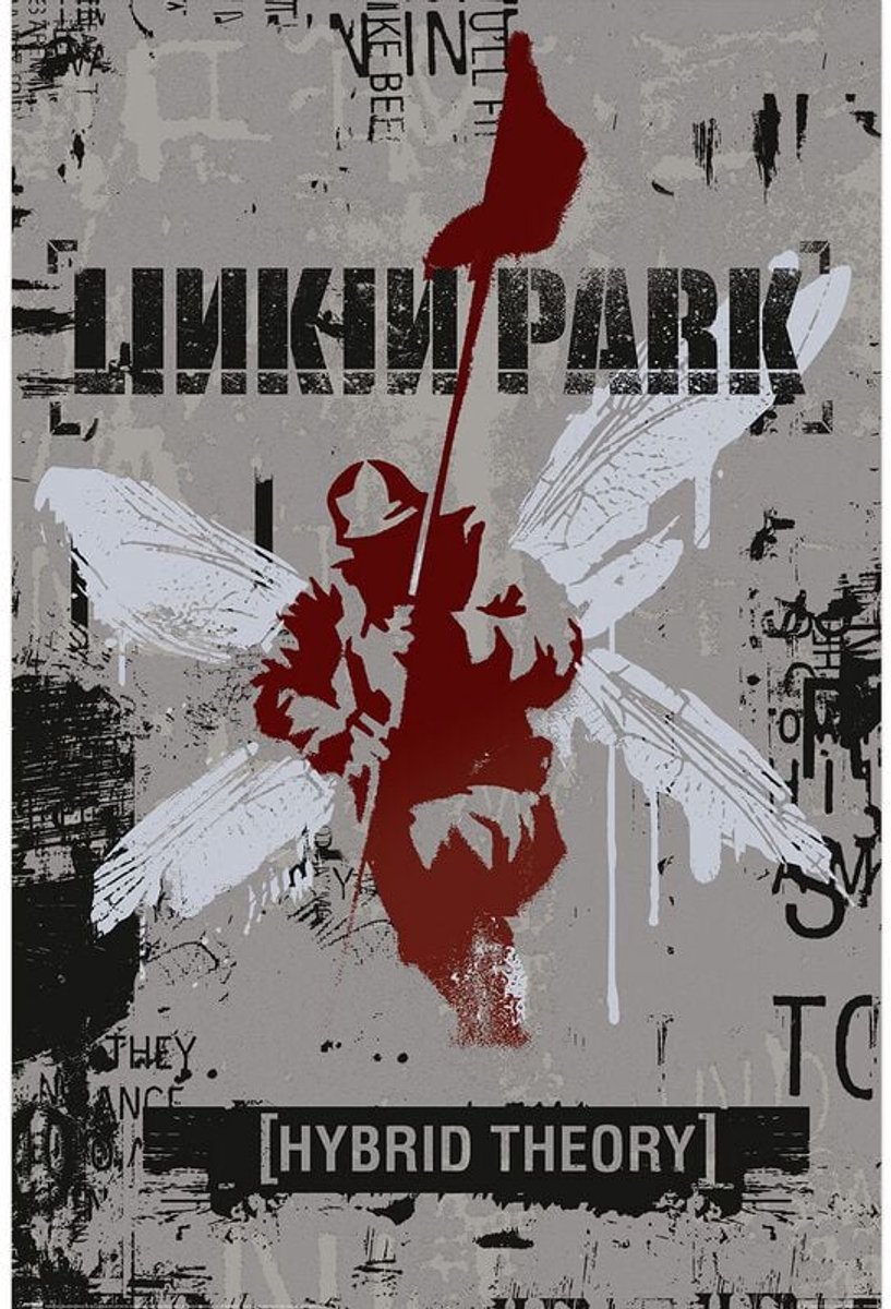 Linkin Park Hybrid Theory Unisex Poster - meerkleurig - Standard