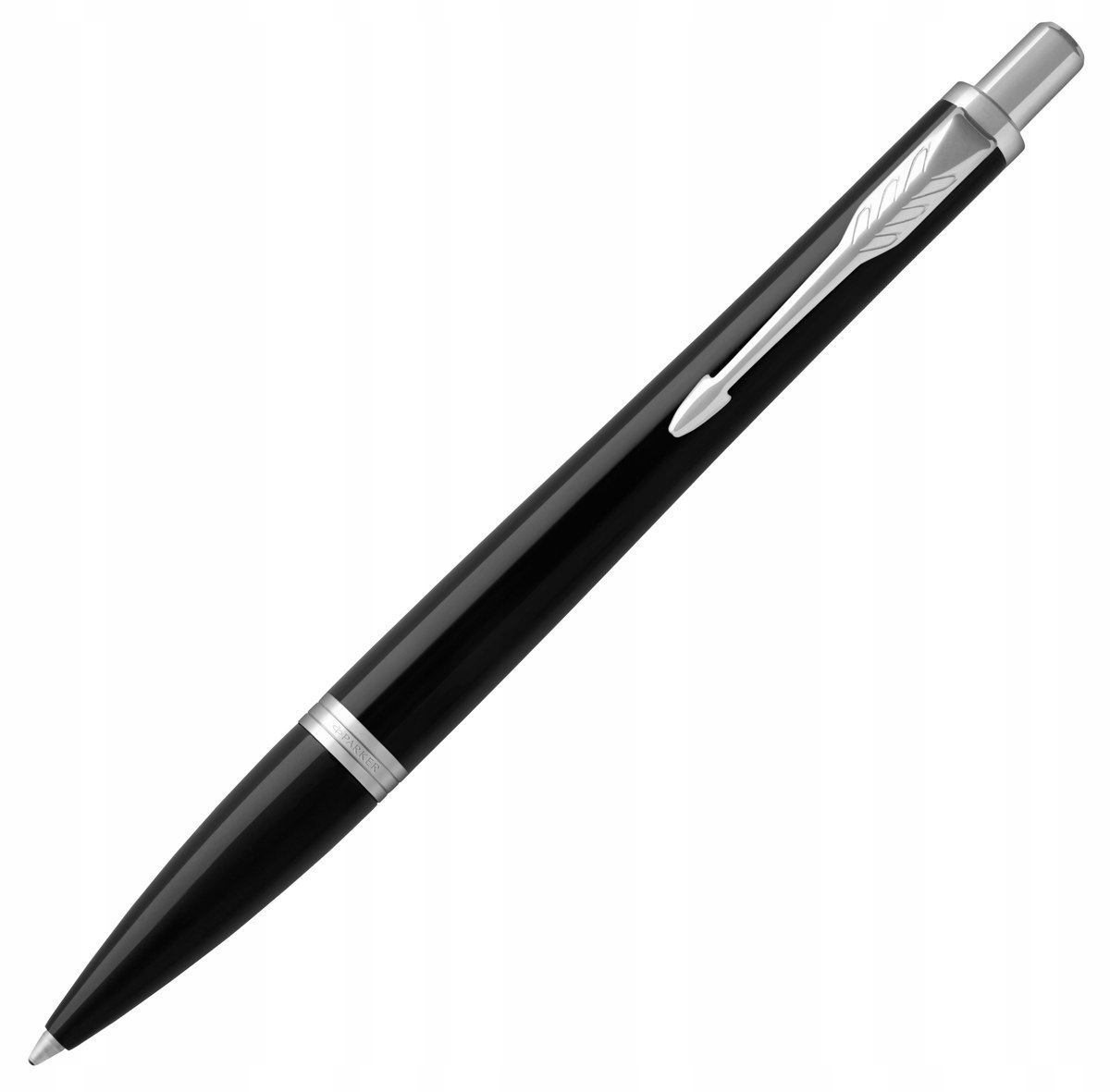 Merkloos Urban Stijl Pen - Zwart & Chroom, Ideaal voor Studie & Kantoor