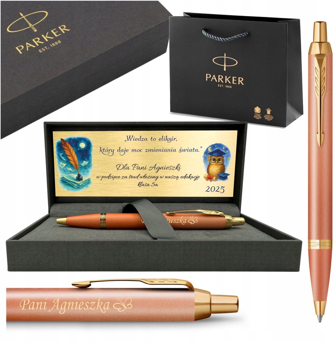 Parker Rituals Turquoise Orange GT Pen met Gravure & Gift Overpack