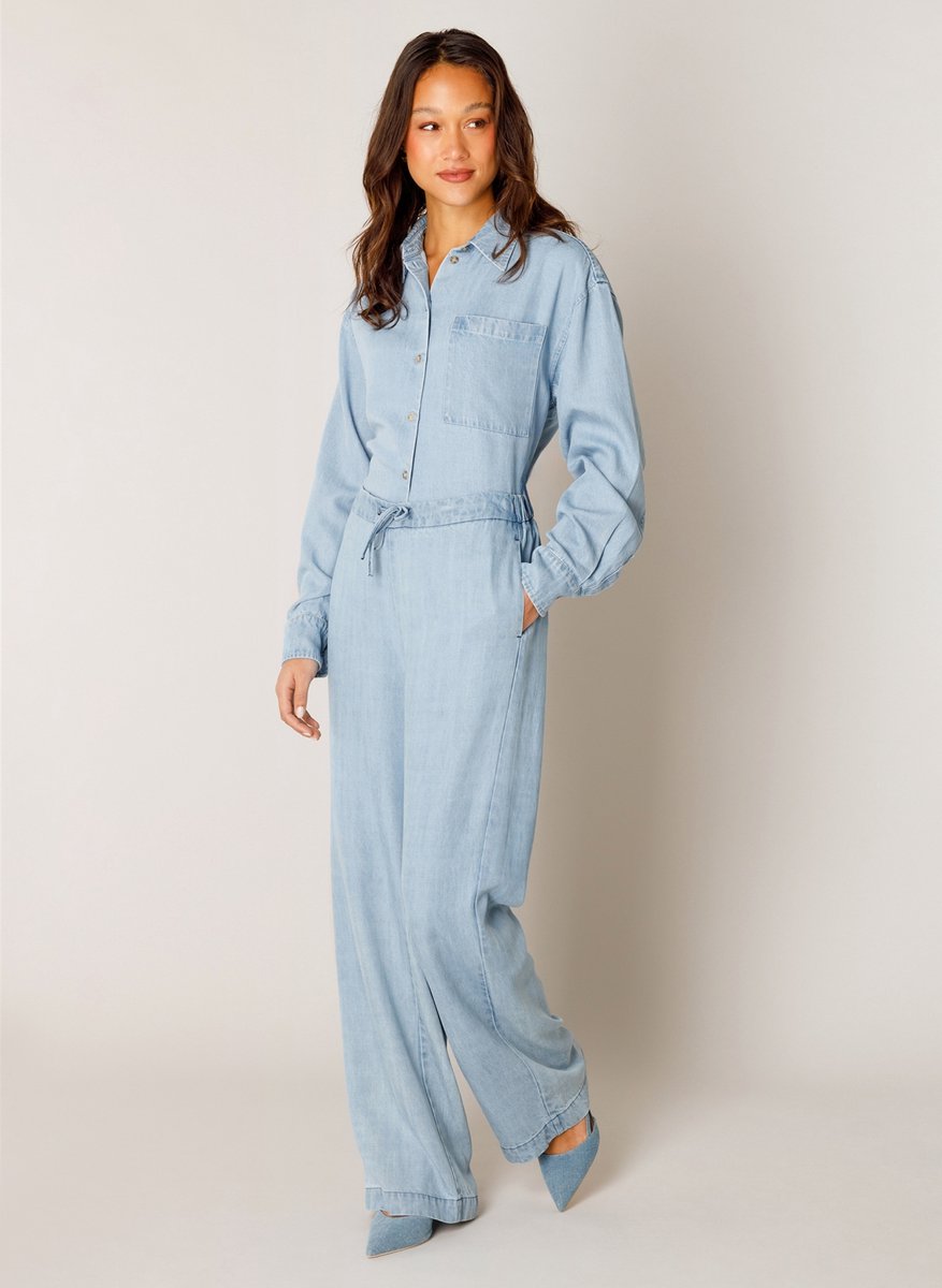 BASE LEVEL Naomi Pants - Light Blue - maat W48 / L30