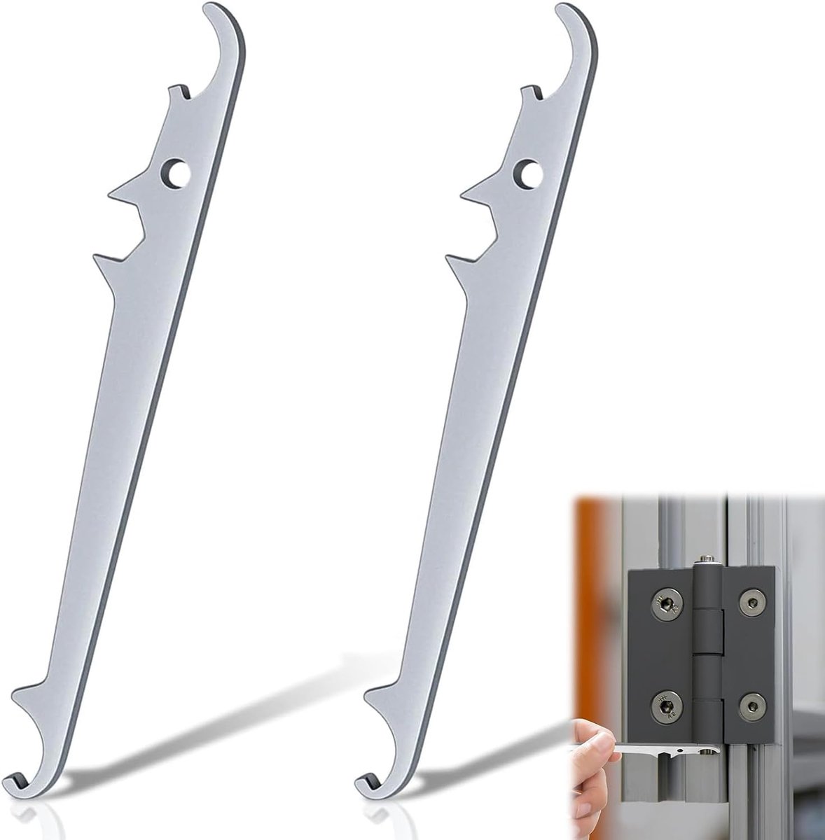 Hoeklagersleutels 2 Stuks - Chroom-geplateerd Staal - Voor AUBI EB001/EB330 - Betrouwbare Verstelling - ShopVlot