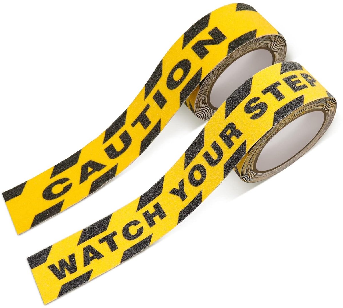 Caution tape 2" x 16.4ft - Geel zwart - Anti-slip - Bescherming tegen uitglijden - ShopVlot