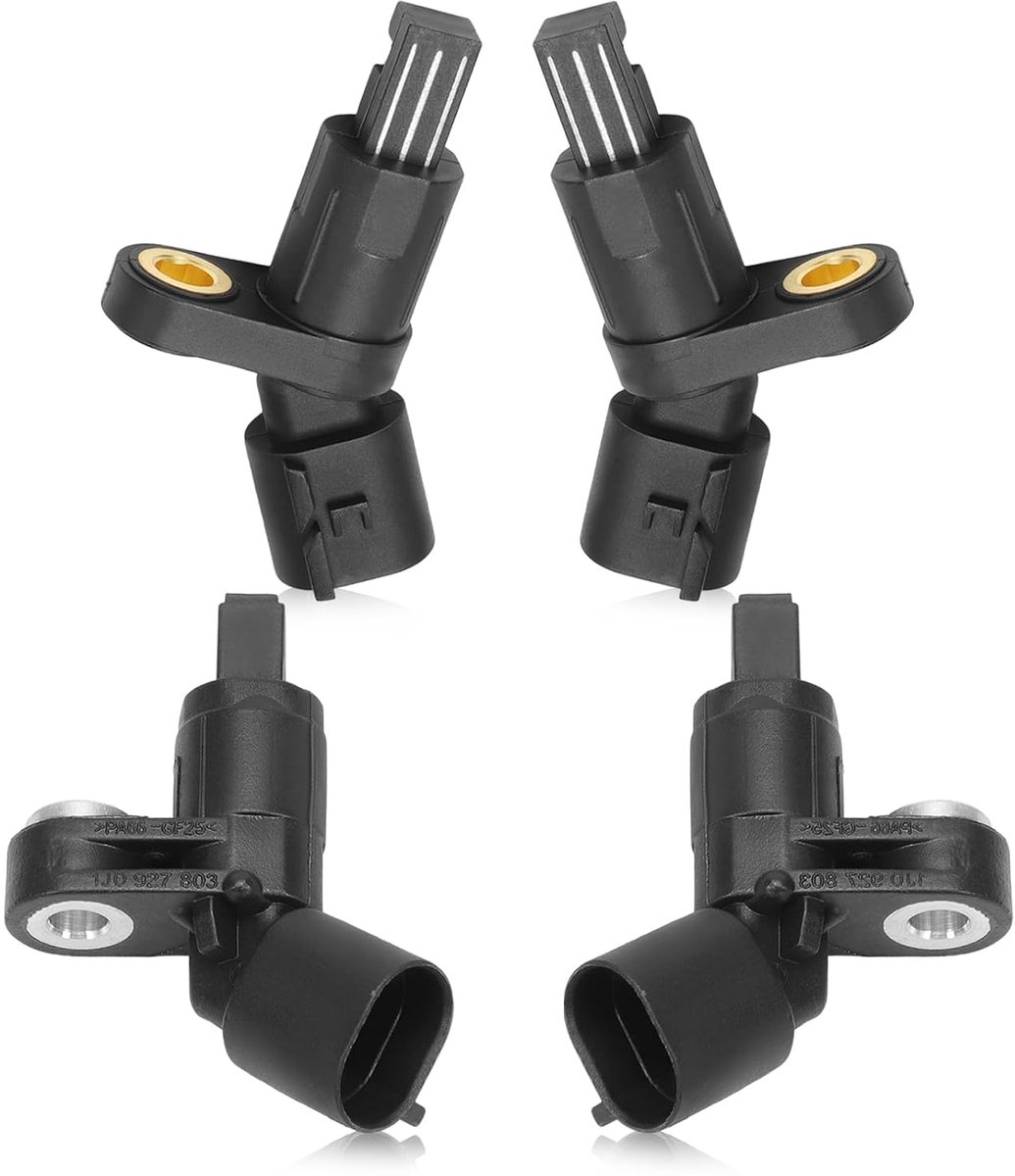 ABS sensor toerentalsensor 4x - voor Golf IV, Polo 6N1/6N2, A3 - nauwkeurige pasvorm - eenvoudige installatie - ShopVlot