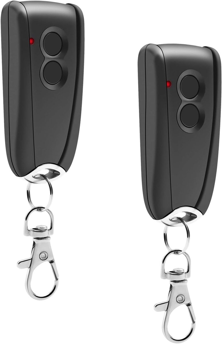 Handzender voor garage toegang - 2 stuks 433,92 MHz - compatibel met EcoStar en Liftronic - eenvoudig vervangbaar - ShopVlot