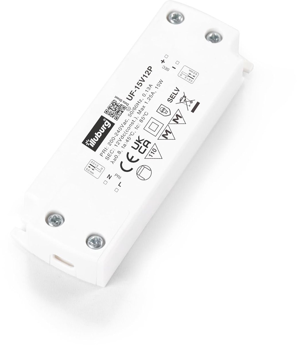 LED transformer 12V 15W - Flickervrij - Constant voltage - Ideaal voor LED strips - ShopVlot