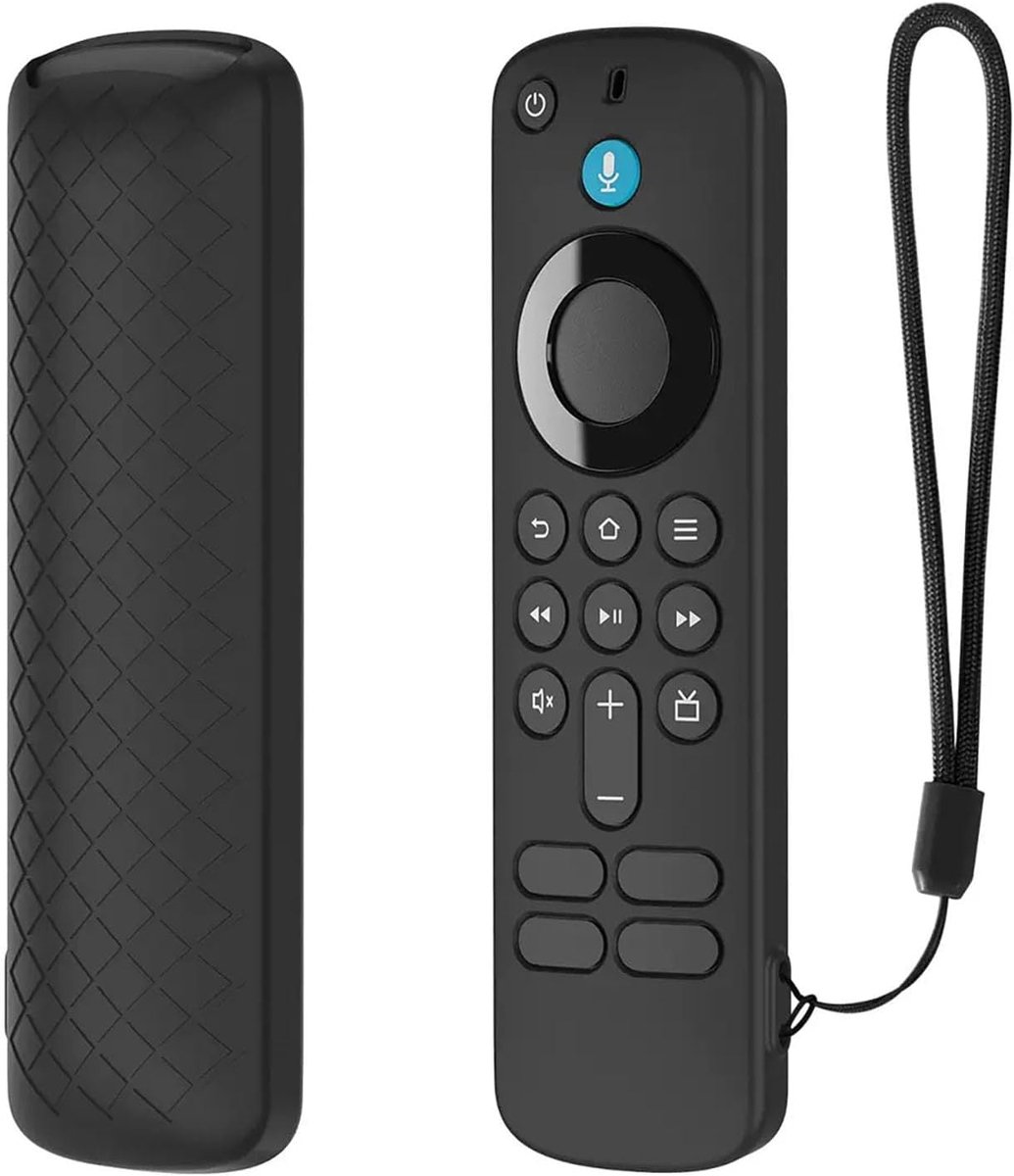 Afstandsbediening hoes voor Amazon Fire TV Stick 4K - zachte silicone - schokabsorberend - ShopVlot