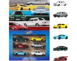 Voitures jouets métalliques Hot Wheels - Ensemble de 6 véhicules Euro Style