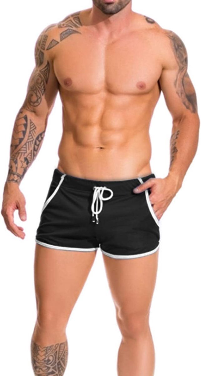 Sportshorts voor heren - gridstof - geschikt voor hardlopen - ademend en comfortabel - SnelShoppen