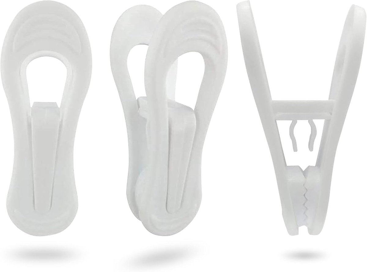 Hanger clips 30-pack - stevige ABS kunststof - grip clips voor kleding - voorkomt uitglijden - SnelShoppen