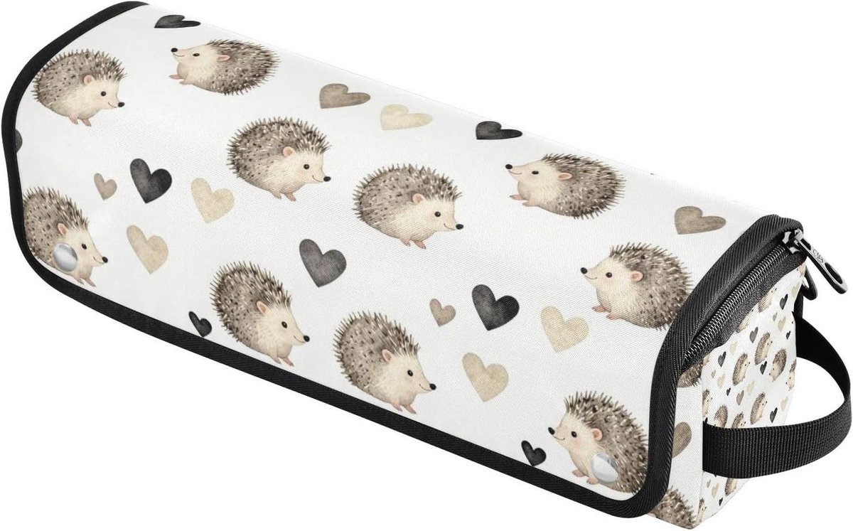 Haargereedschap Organizer - Reistas Stijltang - Styling Tools Opbergen - Hittebestendige Mat - 37 cm - Egel & Harten