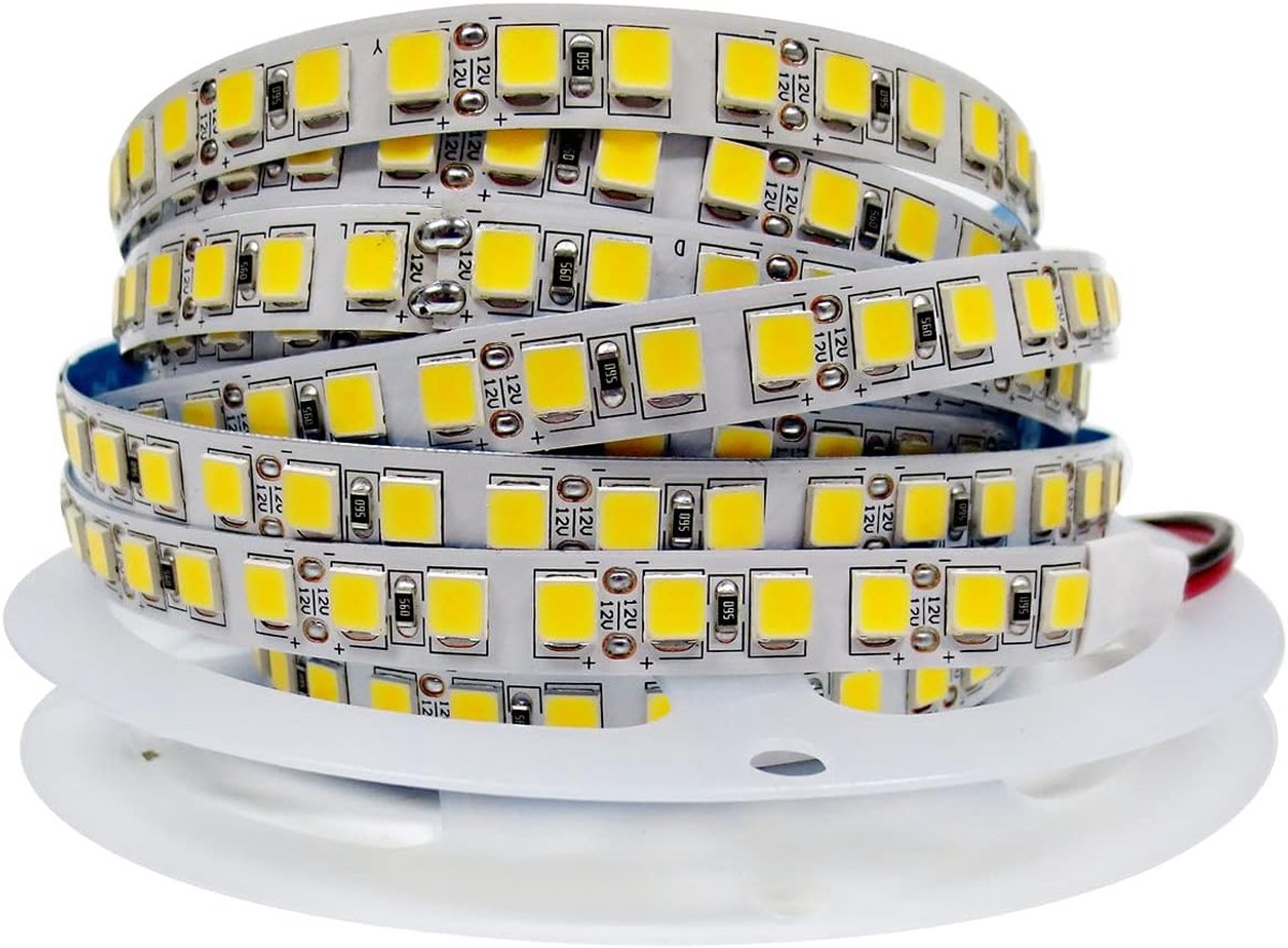 Led strip 12V 5M - Natuurlijk wit 4000K - Super helder 600 LEDs - Perfect voor sfeerverlichting - SnelShoppen