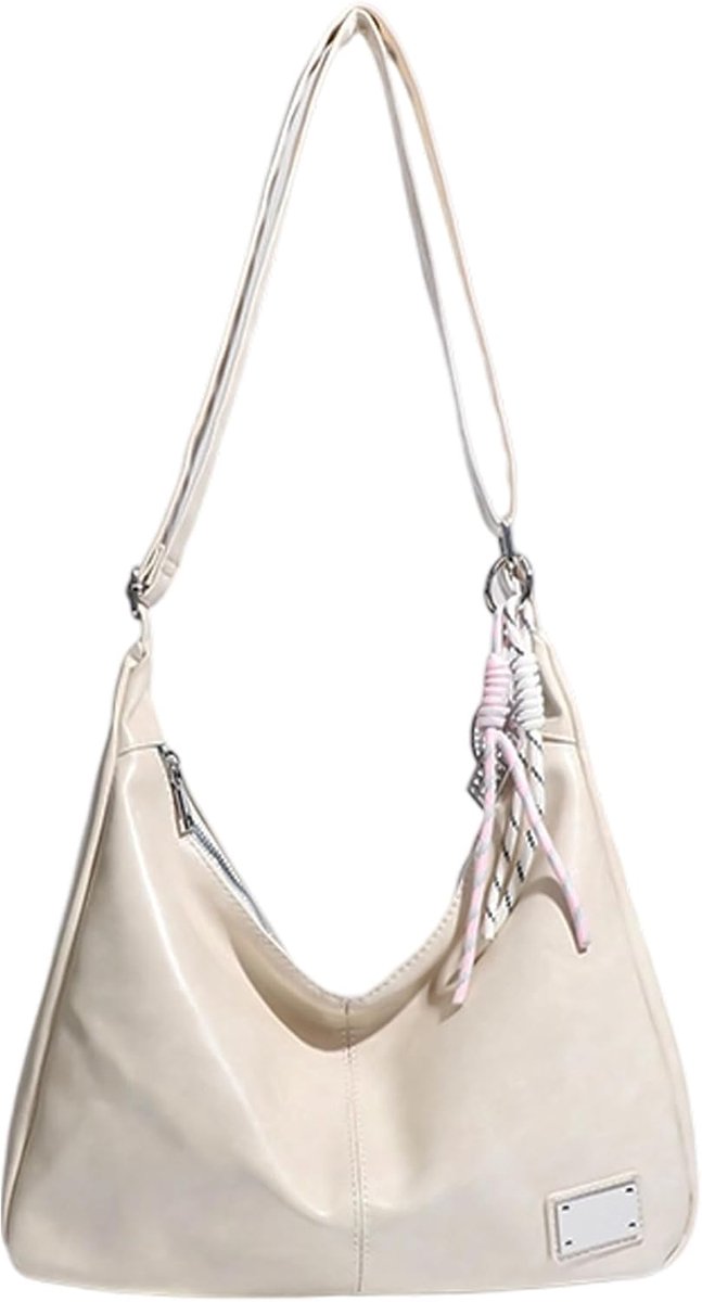 Dames handtas - elegante schoudertas - groot formaat - ideaal voor werk en studie - SnelShoppen