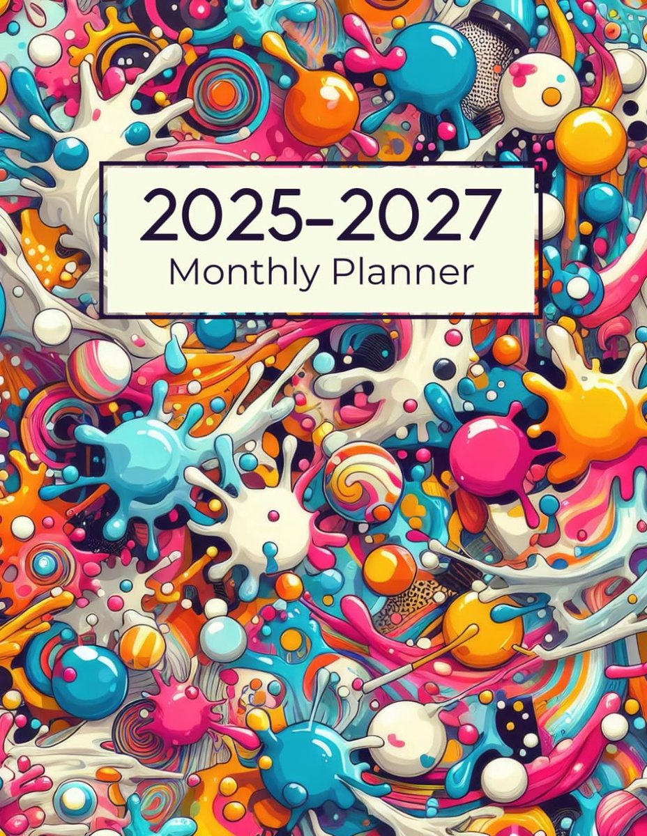 SnelShoppen - 2025-2027 Maandplanner - 3 Jaar Planner van Januari 2025 tot December 2027 - Perfect voor Organisatie, Notities, Agenda, A5 Formaat, Ges