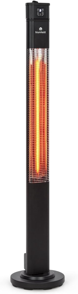 Buitenverwarming 2000 Watt - Carbon verwarming - 60° oscillatie - Ideaal voor terras en balkon - ShopVlot