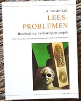 Boekomslag 'Leesproblemen: Beschrijving, verklaring en aanpak' door A. van der Leij.