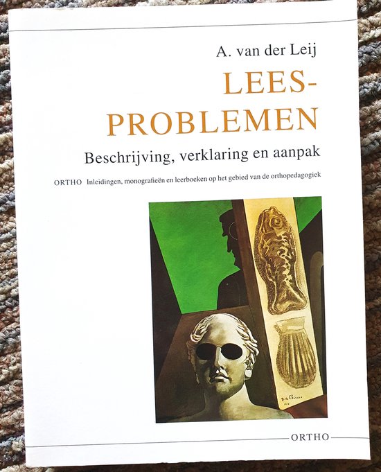 Boekomslag 'Leesproblemen: Beschrijving, verklaring en aanpak' door A. van der Leij.