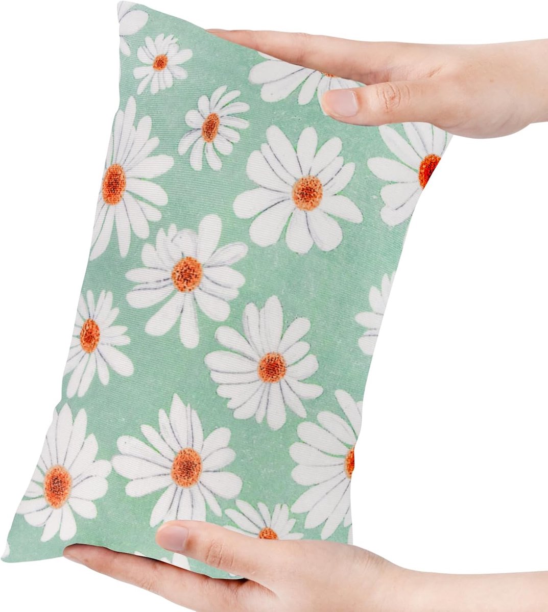 Mini reispillow 28cm x 18cm - afneembare hoes - ideaal voor onderweg - ShopVlot