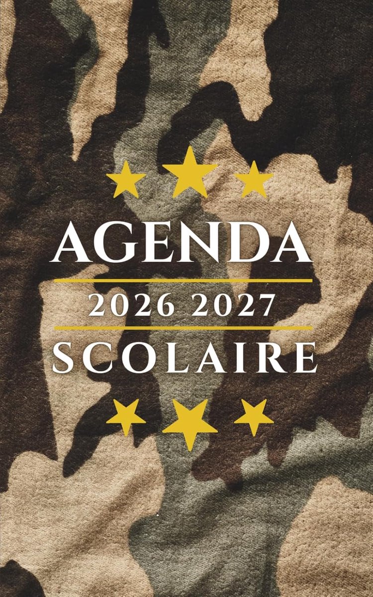 SnelShoppen - Agenda Scolaire 2026 2027 - Planificateur Journalier 1 Dag Per Pagina - Van September 26 Tot Juli 27 - Schoolmateriaal Voor Jongens en M