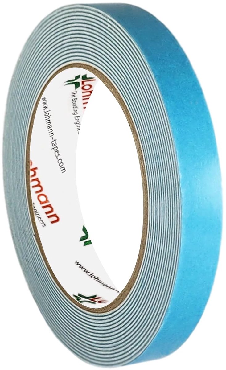 Dubbelzijdige tape 1 mm dik - witte PE-schuim - sterke hechting - ideaal voor spiegelmontage - ShopVlot
