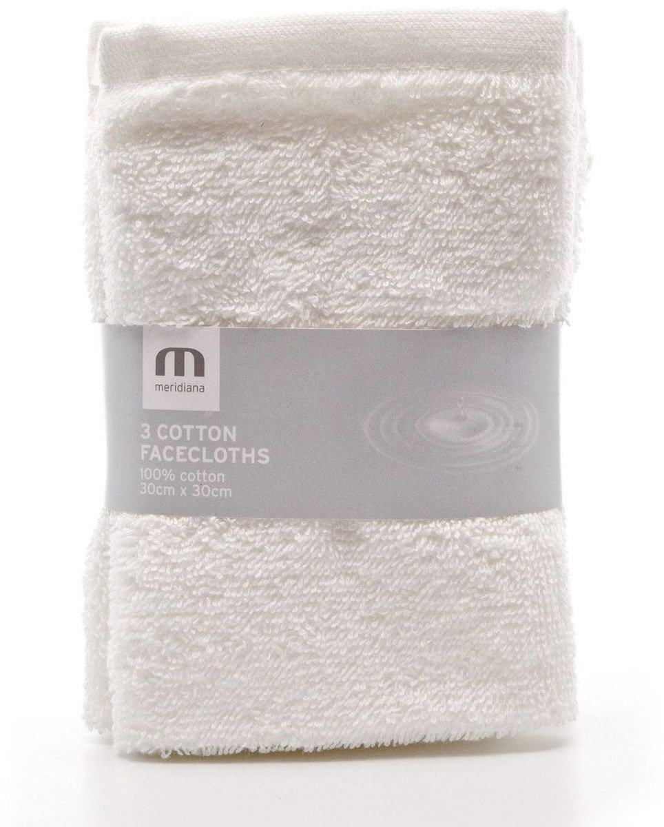 Washandjes 30x30 cm - 100% katoen - super zacht - ideaal voor de hele familie - ShopVlot