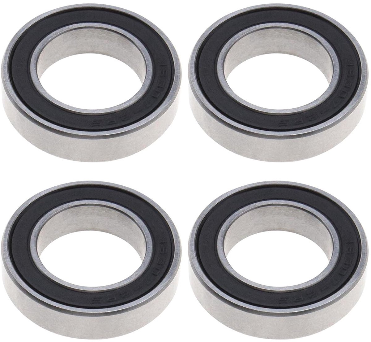 Fietswielnaaflagers 18x30x7mm - Stalen lagers - Rubber zijafdichtingen - Geschikt voor hybride/comfortfiets - ShopVlot