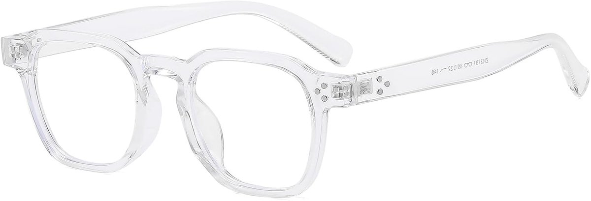 Blauw lichtbril vierkant - anti-vermoeidheid - unisex - voor computergebruik - ShopVlot