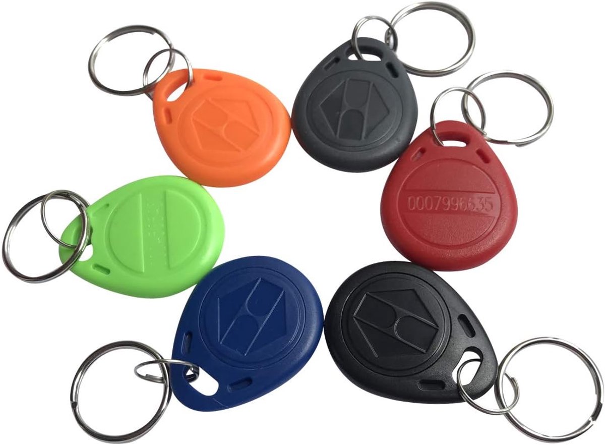 RFID tag 125Khz EM4100 - mix kleuren - lees alleen - ideaal voor toegangssystemen - ShopVlot