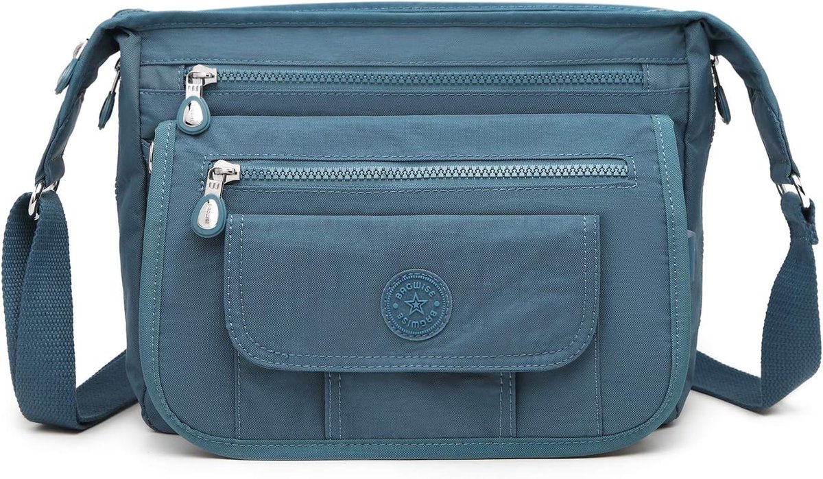 Schoudertassen voor dames - Lichtgewicht crossbody tassen - Meerdere ritsen - Ideaal voor dagelijks gebruik - ShopVlot