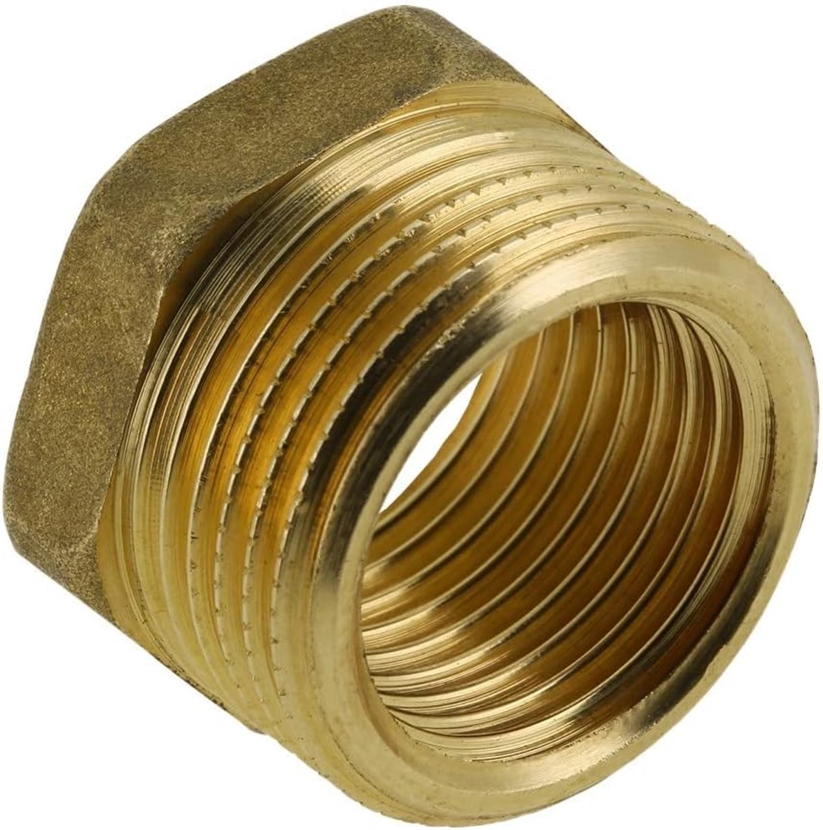 Messing reducer ring - 3/4" x 1/2" vrouwelijke draad - duurzaam materiaal - ideaal voor leidingen - ShopVlot