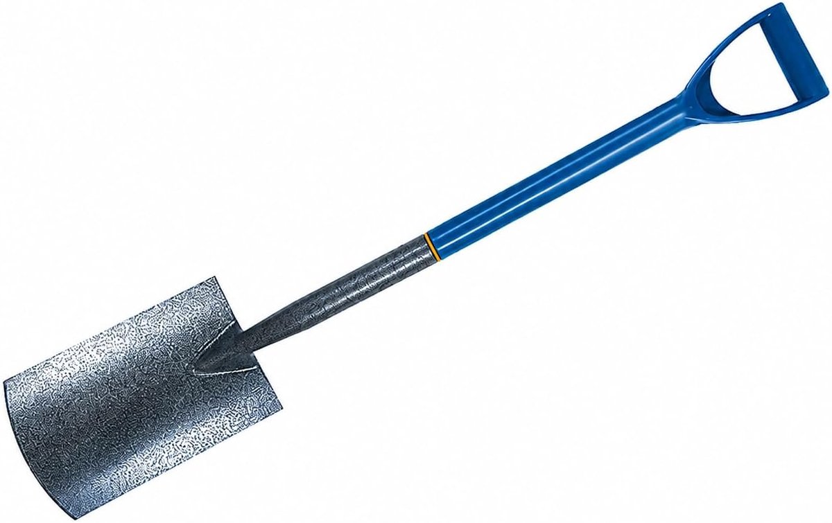 Spitspade 97 cm - Epoxy-gecoate stalen kop - Professionele hamerafwerking - Ideaal voor tuingrond - ShopVlot