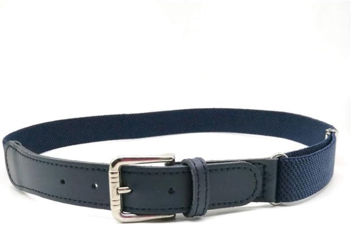 Verstelbare elastische riem voor kinderen - donkerblauw - unisex - comfortabel en stijlvol - ShopVlot
