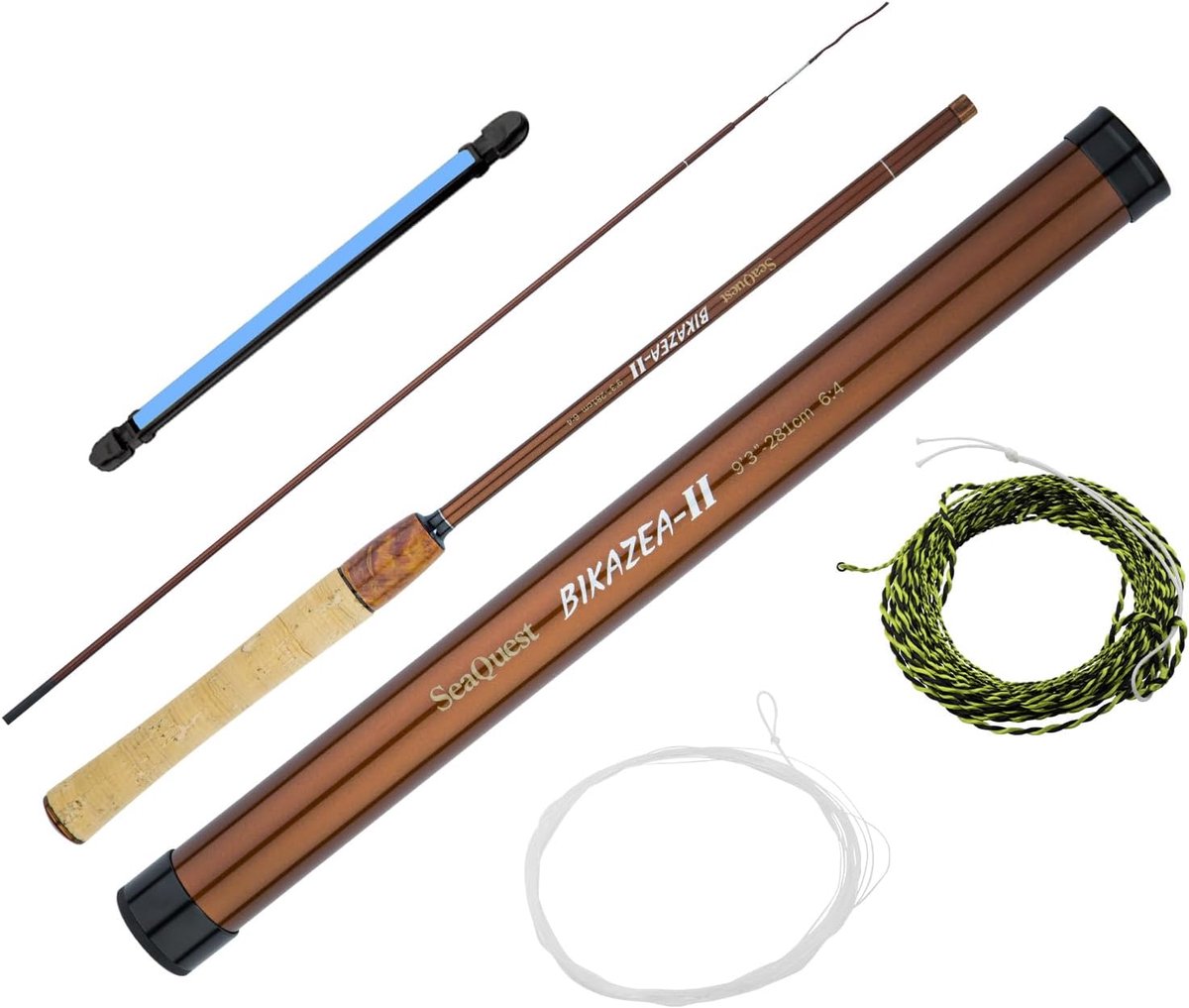 Tenkara Visspullen 9'3" - Ultralicht en opvouwbaar - Inclusief handige tas - Ideaal voor direct vissen - ShopVlot