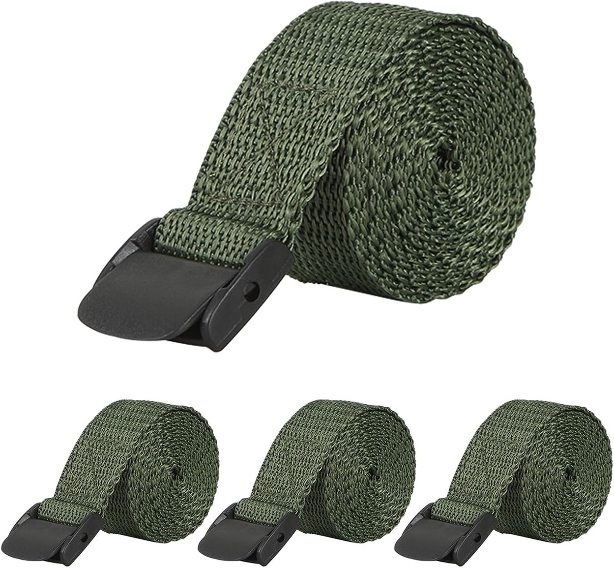 Trailcamera bevestigingsbanden 145cm - heavy duty nylon - met cam buckles - ideaal voor jachtcamera's - ShopVlot