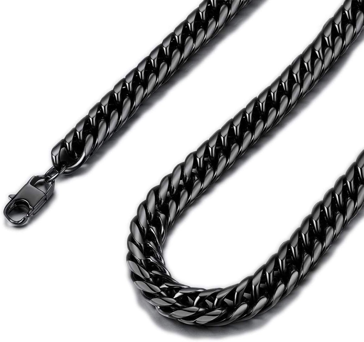 Miami Cubaanse Ketting 3,5/6/9 / 12mm 18 '' / 20 '' / 22 '' / 24 '' / 26 '' / 28 '' / 30 '' Roestvrijstalen Ketting Ketting Heren Sieraden Hypoallergeen Mannen Cubaanse Kettingen