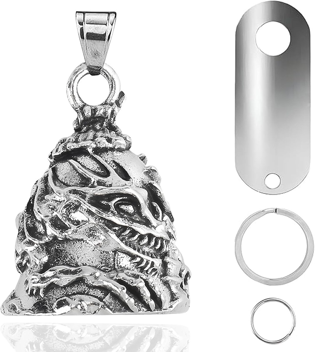 1 stuk motorfiets belletje Biker Bell motorfiets belletjes met sleutelhanger Guardian Bell motorfiets voor motorfiets accessoires