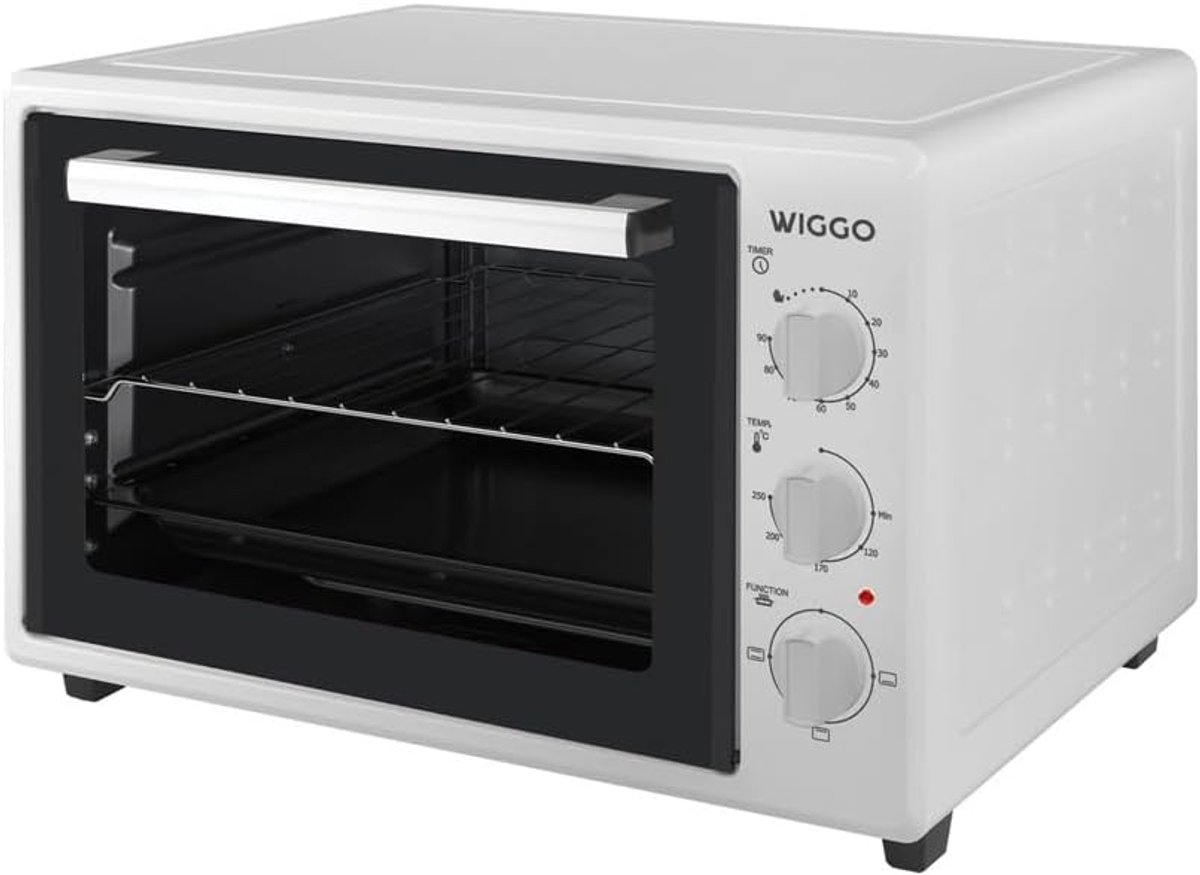 Mini oven 35 L - multifunctioneel - 1800 W - compact en energiezuinig - SnelShoppen